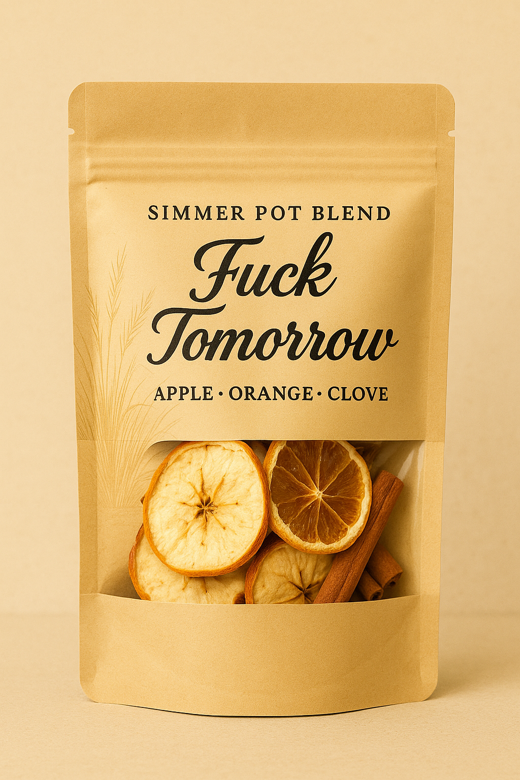 Fuck Tomorrow Simmer Pot Blend | Apple Orange Clove | Natural Stovetop Scent | Cozy Fall Home Fragrance | Handmade Simmer Pot
