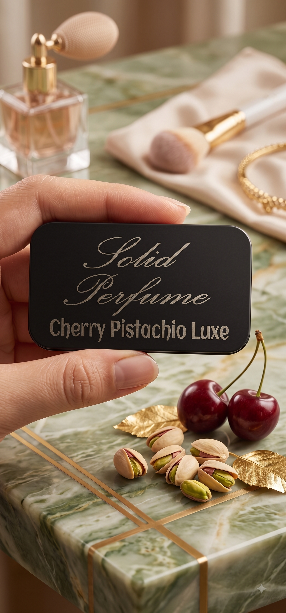 Cherry Pistachio Luxe Solid Perfume