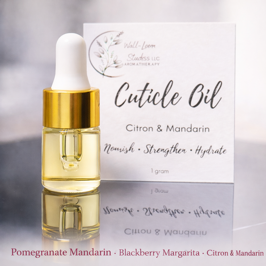 Cuticle Oil Sampler Set – 3 Scents | Pomegranate Mandarin, Blackberry Margarita, Citron & Mandarin | Nail & Cuticle Care