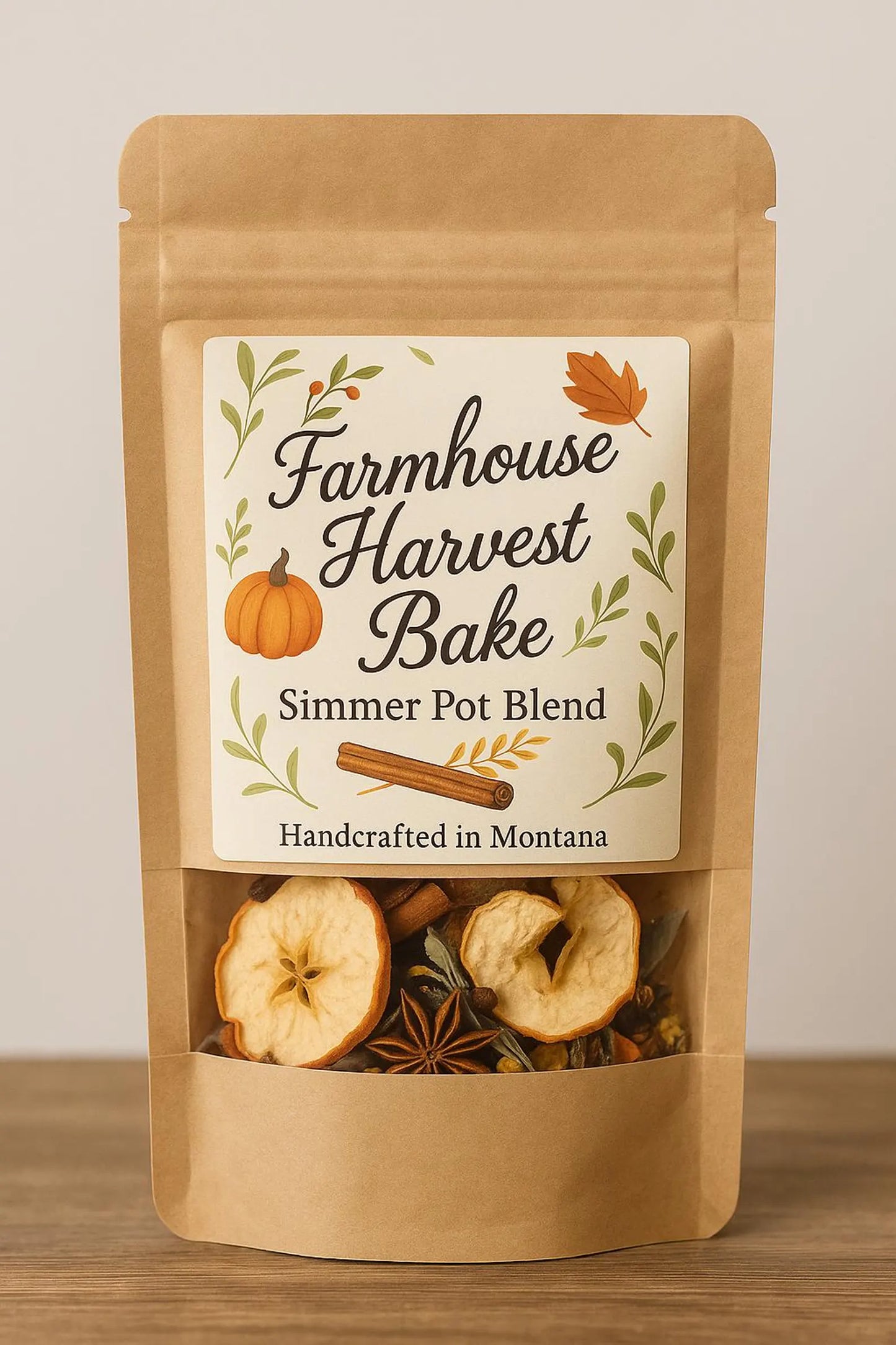 🌾 Farmhouse Harvest Bake – Dry Simmer Pot