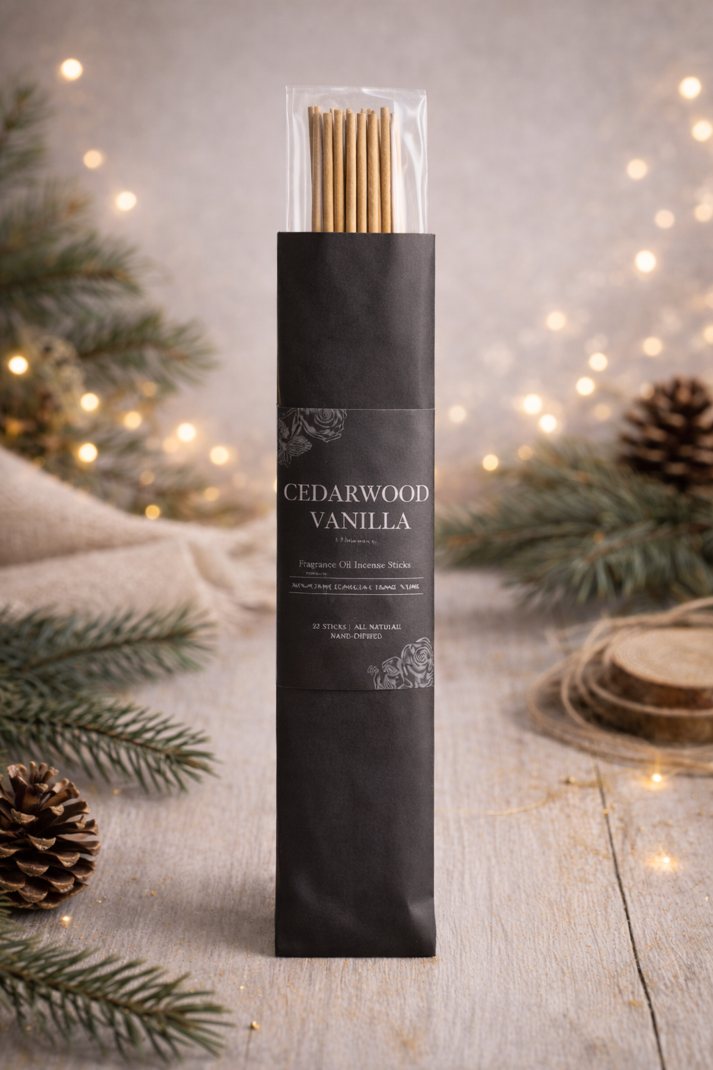 End of Year Incense Discovery Bundle | 5 Scent Sampler | Hand-Dipped Incense Sticks | Cozy Winter Fragrance Collection