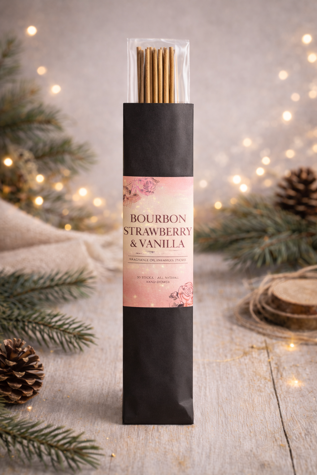 End of Year Incense Discovery Bundle | 5 Scent Sampler | Hand-Dipped Incense Sticks | Cozy Winter Fragrance Collection