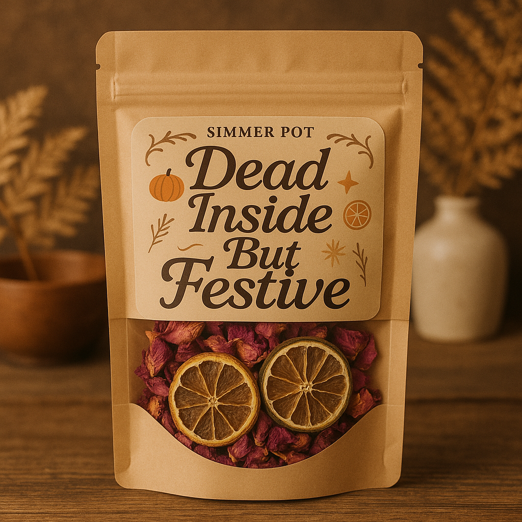 Dead Inside but Festive Simmer Pot | Spooky Fall Stove Simmer | Aromatherapy Blend | Natural Potpourri |