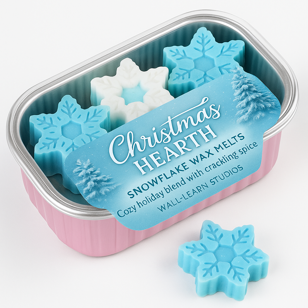 🎄 Christmas Hearth Snowflake Wax Melts